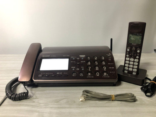 シャープ FAX電話機デジタルコードレスファクシミリ UX-600CL