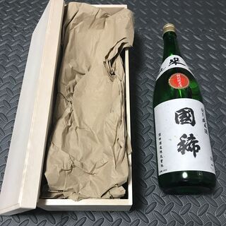 【未開封】国稀　特別純米酒　1.8L　1本　桐箱付き　日本酒　地酒