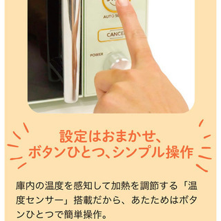 電子レンジ　e angle ANG-MO-A5-G