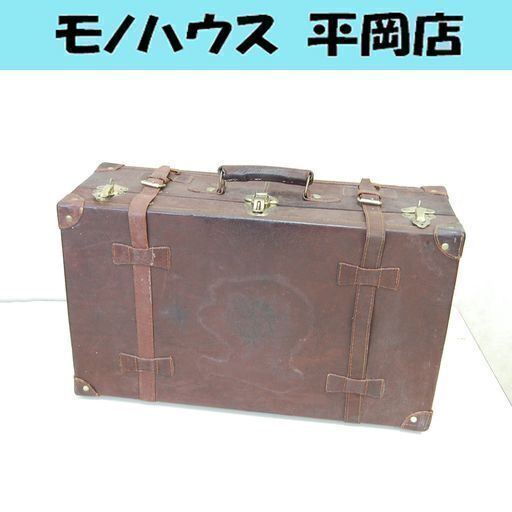 希少 トランクケース ディズニー JAL コラボ レザー アンティーク調 ミッキーマウス レア   ☆ 札幌市 清田区 平岡