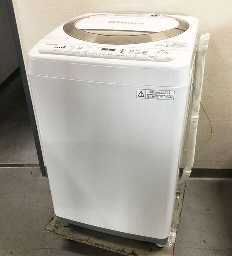 東芝 TOSHIBA 洗濯機 6㎏ AW-6D2 低騒音設計 風乾燥機能 DDモーター 2015年製