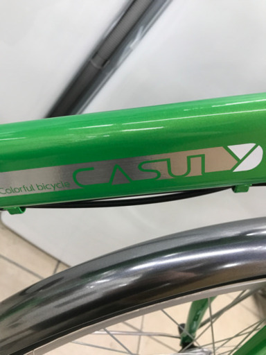 美品！asahi 27インチ Colorful bicycle 高品質 CASULY 自転車 