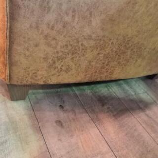 RELAX FORM　３人掛けソファ　コロンバス　リラックスフォーム　キャメル　レトロ　2.5シーター