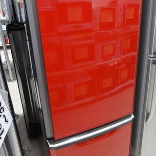 MITSUBISHI/三菱 2ドア冷蔵庫 298L MR-D30X-R 2015年製 レッド