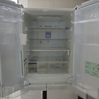 キッチン家電 MITSUBISHI/三菱 6ドア冷蔵庫 465L MR-RX47T-W 2012年製 