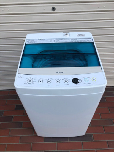 ■極美品■Haier 2019年製　洗濯機　ハイアール　JW-C45A 動作確認済み■