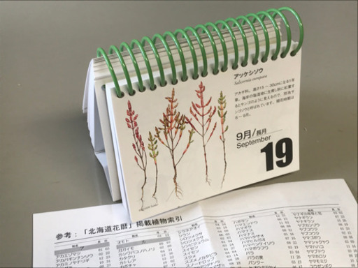 毎年カレンダー北海道花暦 Da Im 一宮のインテリア雑貨 小物 その他 の中古あげます 譲ります ジモティーで不用品の処分