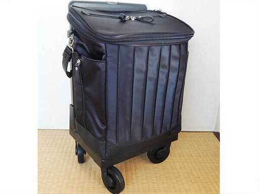 スワニー キャリーバッグ 定価2万円↑ 支えるバッグ 新品同様 黒 歩行補助 買い物 介護 医療用品