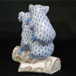 WE】Herend ヘレンド フィギュリン コアラ ペア 陶磁器