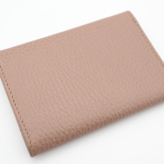 《GUCCI プチマーモント カードケース ピンクベージュ》 Aランク 送料無料