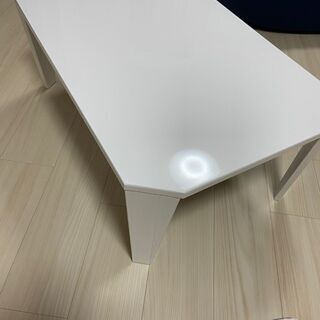 【ネット決済】ニトリ 　折りたたみテーブル シャイン　幅75×奥...