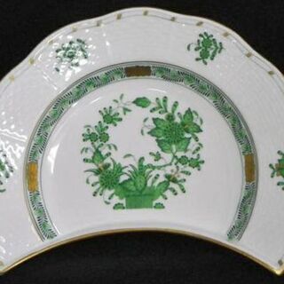 【WE】Herend ヘレンド インドの華 クレセントディッシュ 2枚