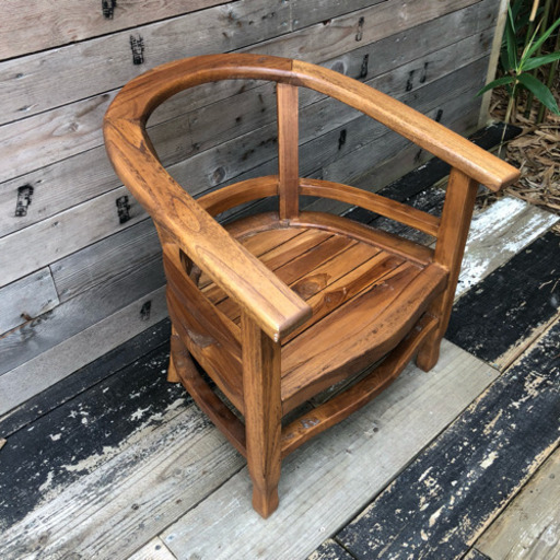 無垢材/木製チェア/バタウィチェア/アームチェア/椅子