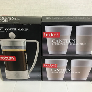 新品未使用 bodum ボダム フレンチプレスコーヒーメーカー&...