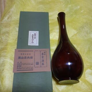 【取引中】木曽塗漆器の花瓶