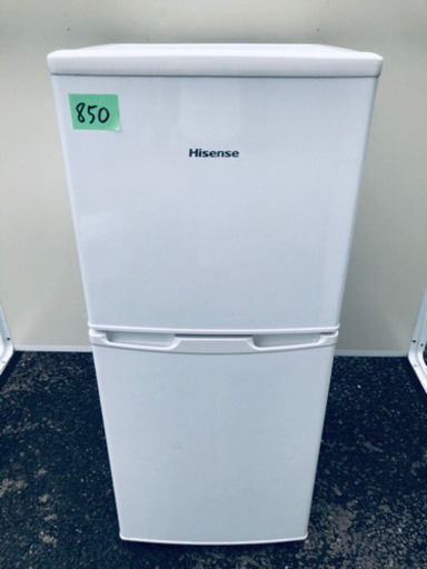 850番 Hisense✨2ドア冷蔵庫✨HR-B106JW‼️