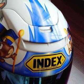 バイク INDEX 昔懐かし トムジェリレインボーシールド・フルフェイス