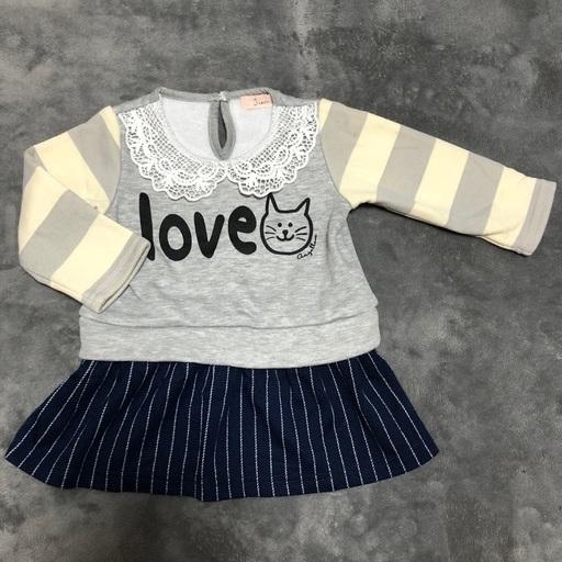 裏起毛猫ワンピース 韓国子供服 海外子供服 H M Oldnavy Babygap 組曲 キムラタン セラフ 3児mama 京都 の子供用品の中古あげます 譲ります ジモティーで不用品の処分