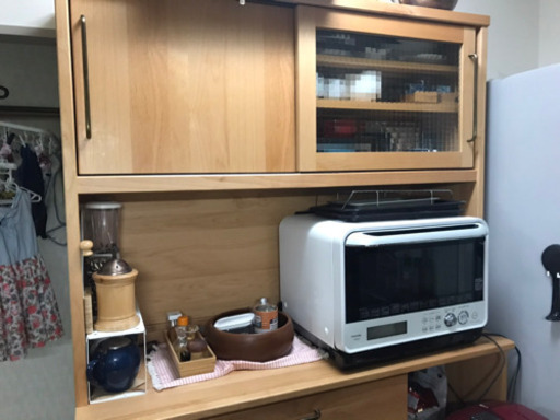 食器棚(キッチンボード) リビングハウス　美品