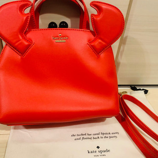 【ネット決済・配送可】ケイトスペード kate spade カニバッグ