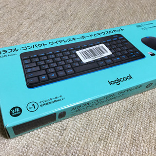 ワイヤレスキーボード　マウスセット　MK245nBK