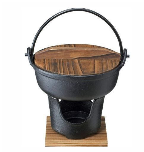 新品未使用品　旅館気分で　いろり鍋コンロセット１６ｃｍ