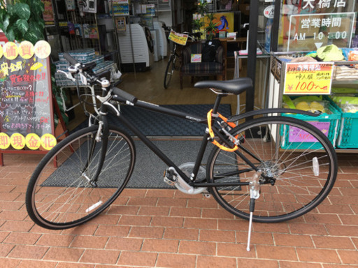 シークレットコード 700 クロスバイク SCH700 黒 asahi アサヒサイクル