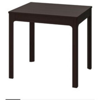 お取り置き中/IKEA ダイニングテーブル　ブラウン2-4人用