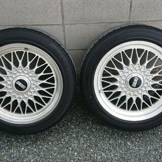 埼玉県☆近場手渡可！当時物美品　BBS GERMANY 15inch 旧車 BBS-RG 希少な初期物RG タイヤ溝有り。