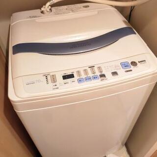 【受渡し者決定】SANYO洗濯機（7kg）