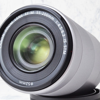 未使用●高速で静寂なAF●キャノン EF-M 55-200mm IS STM 安心のゆうパック代引き発送！送料、代引き手数料無料！ 未使用○高速で静寂なAF○キャノン EF-M 55-200mm IS STM