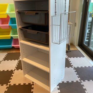 ニトリホワイトカラーボックスサイドラック 引き出し付き Tf 後楽園の収納家具 子供部屋用収納 の中古あげます 譲ります ジモティーで不用品の処分
