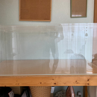 アクリル水槽　120cm✖️60cm✖️45cm  2枚蓋付き
