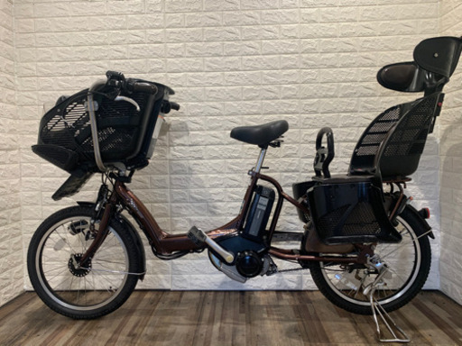 ブリジストン　アンジェリーノ　ブラウン　前タイヤ新品　8.9AH 20インチ　新基準　電動アシスト自転車