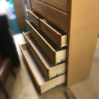 ニトリ ハイチェスト ベリル 120 LBR【自社配送は札幌市内限定】チェスト タンス 120×45 高さ132