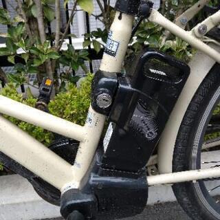 リアチャイルドシート付き電動自転車 27インチ