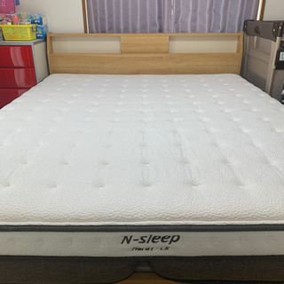 ニトリ　美品　クイーンサイズベッド　再値下