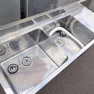 ☆ステンレス製☆流し台/シンク☆業務用 キッチン 厨房 ■120×45×74cm■