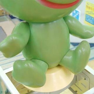 希少 コーワ ケロちゃん 人形 薬局 けろちゃん 蛙 幅40×奥40×高105cm