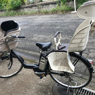 電動子ども乗せ自転車(レインカバー付き)