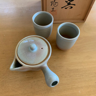 未使用　萩焼　 急須  湯呑み　茶器セット