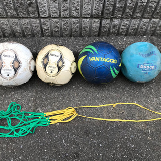 サッカーボール4号球（小学生用）とドッヂボール