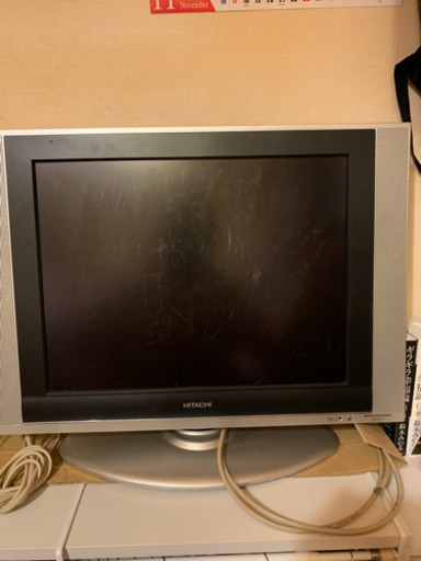 日立20インチ液晶テレビ1500円→1000円に値下げしました。