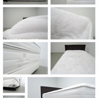 IDC大塚家具×キングスダウン（米国）｜キングスインフィニティ セミダブルベッド（ダブルクッション・ヘッドボード付き）