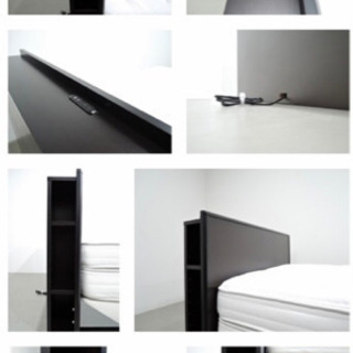 IDC大塚家具×キングスダウン（米国）｜キングスインフィニティ セミダブルベッド（ダブルクッション・ヘッドボード付き）