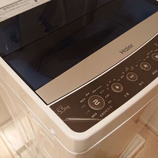 【ネット決済・配送可】全自動洗濯機 Haier 2018年製 5...