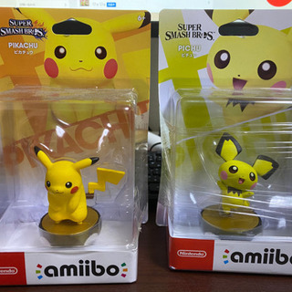 Amiibo ピカチュウとピチュー ホワンリヤンユ 八王子のおもちゃの中古あげます 譲ります ジモティーで不用品の処分