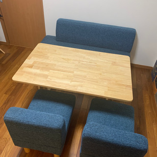 値下げ ロウヤのソファダイニングテーブルセット