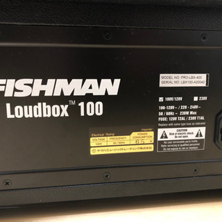 エレアコ専用ギターアンプ　FISHMAN LOUDBOX100おまけ付き