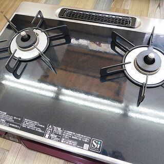 超美品 Rinnai リンナイ ガステーブル RTE65VARBL LPG 水無し両面焼きグリル 2017年製